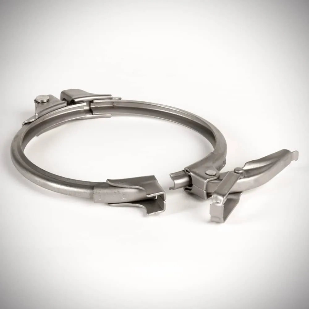 Collier de serrage galvanisé Quick Connect dia. 120mm