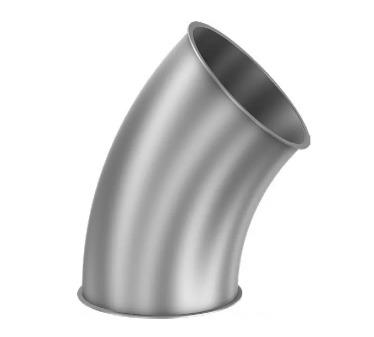 [JAC-45°TH-2D-120] Coude 2D 45° RAL 7032 - dia. 120mm