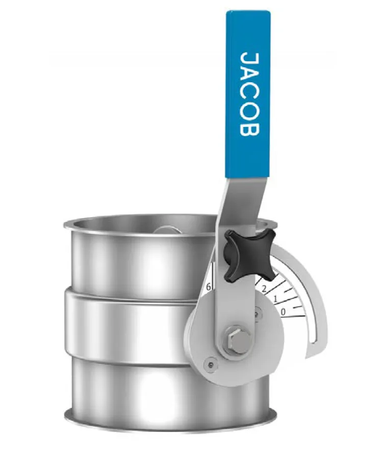 [JAC-CLAP-MAN-150] Clapet manuel sans joint RAL 7032 dia. 150mm