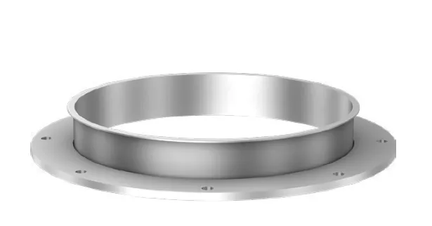 Bride pour raccordement RAL 7032 - dia. 100mm